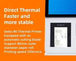 F3-ZB6 8 + 128G thiết bị đầu cuối 58 Mét máy in QR NFC nhận ra Máy tính để bàn màn hình cảm ứng tự phục vụ kiosk - Product Image 5