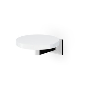 Zucchetti Bellagio moderno porta sapone da parete portatile personalizzato per uso domestico cucina bagno acciaio inox alluminio acrilico - Product Image 1