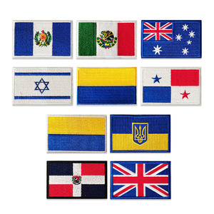 Chất lượng cao Mỹ cờ vá 3D thêu cho <span class=keywords><strong>Velcro</strong></span> quốc gia cờ mini các bản vá lỗi cho hat Bán buôn giá thấp - Product Image 6