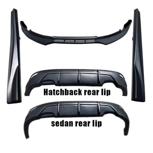 ชุดแต่งกันชนรถยนต์ใหม่สำหรับปี 2012-2014 วัสดุ ABS แบบยึดด้วยสกรู  ประกอบด้วยลิ้นกันชนหน้า สเกิร์ตข้าง และดิฟฟิวเซอร์หลัง - Product Image 2