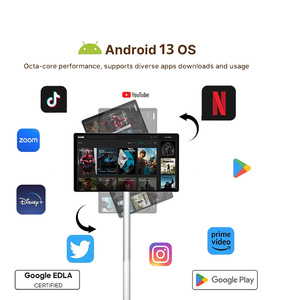 โทรทัศน์สมาร์ททีวีขนาด 21.5 นิ้ว รุ่น Factory ความจุ 64GB แบตเตอรี่ 6000mAh ระบบ Android หน้าจอ 21.5 นิ้ว พร้อมขาตั้งแบบเคลื่อนย้ายได้ ทีวีแบบพกพาติดล้อ Standby Me TV - Product Image 2