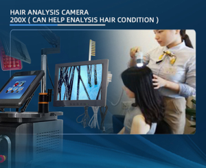 Appareil de massage du cuir chevelu portable, analyseur de cheveux, soin du cuir chevelu, machine de beauté 5 en 1, appareil de soin du cuir chevelu contre la perte de cheveux - Product Image 6
