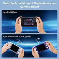 Console de jeu portable AMPOWN MINI ZERO 28, mini écran IPS 2,8 pouces 640*480, jeux vidéo rétro classiques pour 64 Go 128 Go PSP NES