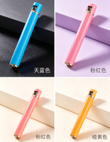 Briquet portable coupe-vent rechargeable USB, personnalisable avec emblème, accessoire de fumeur pratique, vente directe usine