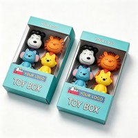 Scatola di Carta per Giocattoli con Logo Personalizzato, Confezione Regalo Biodegradabile con Stampa a Inchiostro di Soia per Bambole e Peluche