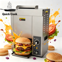 Vente en gros à bas prix de chauffe-pain vertical pour hamburger machine à pain grille-pain facile à utiliser grille-pain pour hamburger