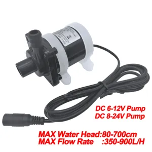 Bomba de Agua de Circulación Sumergible de 750 CC con Envío Gratis, 350-900L/H, Micro Bomba de Agua Sumergible sin Escobillas para Acuario - Product Image 2