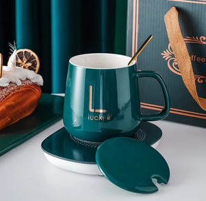 Sıcak satış hediye seti fincan isıtma pedi sıcaklık kontrolü akıllı kahve kupa kupa ısıtıcı ile özel Logo - Product Image 5