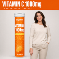 Comprimés effervescents de vitamine C, calcium, magnésium et zinc 1000mg – Complément immunitaire