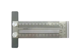 Règle universelle <span class=keywords><strong>d</strong></span>'<span class=keywords><strong>angle</strong></span> en métal, outil <span class=keywords><strong>de</strong></span> <span class=keywords><strong>mesure</strong></span> multi-angles entièrement, combinaison - Product Image 6