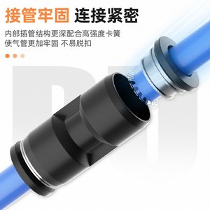 Qingze Pu Tubing <b>Connector</b> <b>Quick</b> Plug Plastic Straight Through 4 6 8 10 12 13 Mm Pneumatic Parts - Product Image 2