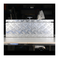 Armoire de rangement métallique robuste en aluminium à plaque diamantée, verrouillable, 3 tiroirs, capacité de charge 300 kg, serrure à clé, boîte à outils OEM ODM OBM