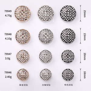 Jinda kim cương khóa kim loại Phụ Kiện Nút nhỏ, quần áo Retro, áo khoác, áo gió, áo khoác len, B cao cấp - Product Image 4