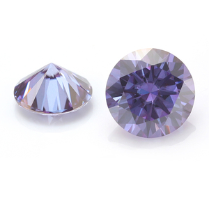 卸売エクセレントカット1 Ctパープルモアッサナイトダイヤモンドラウンドカットルーズジェムストーン - Product Image 5