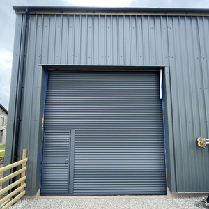 Porte di Sicurezza in <span class=keywords><strong>Acciaio</strong></span> dal Design Moderno Industriale Commerciale, Serrande <span class=keywords><strong>Avvolgibili</strong></span> Antivento per Magazzini, Porte a Serranda Finite - Product Image 2