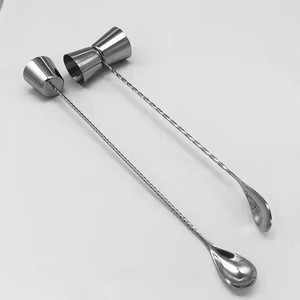 ช้อนบาร์สแตนเลสเกรดอาหาร 100% แบบกำหนดเอง ดีไซน์ใหม่ ช้อนผสมโลหะ สำหรับกัมพูชา โอเวอร์เรม พาดดี้ พอล จอห์น - Product Image 2