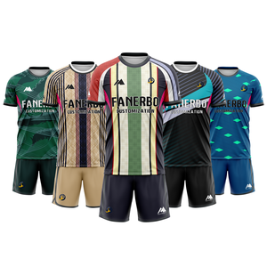 Uniformes de Fútbol Personalizados Profesionales, Camisetas de Fútbol para Partido, Jersey de Fútbol con Corte Automatizado - Product Image 3