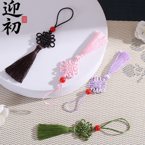 Pompons à nœuds chinois en polyester, décor faits à la main, cadeau pour la maison, fournitures artisanales - Product Image 2