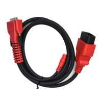 Cable de prueba principal DTS de 3 filas DB15 a OBD2 de 16 pines para herramienta de diagnóstico de camiones pesados J1939 Diesel ECU OEM