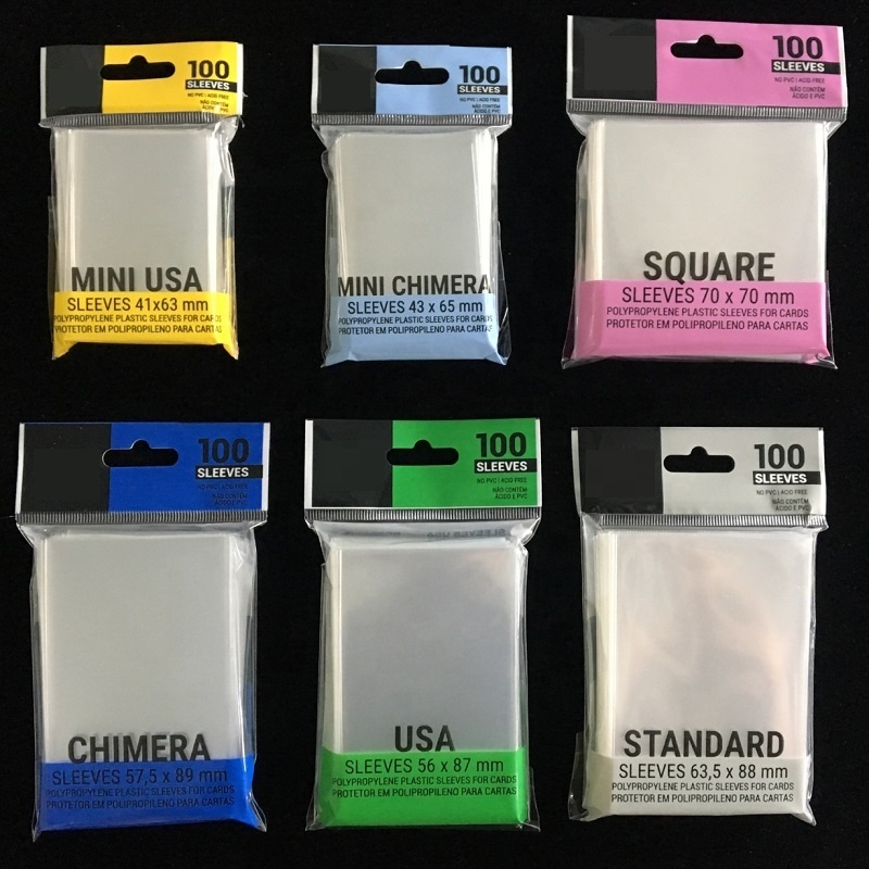 57.5 x 89 card sleeves Sleeve Kings Board Game Sleeves Mini European 44mm x 68mm main image 0