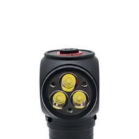 Lampe de travail LED COB rechargeable, lampe torche magnétique, lampe de travail rotative avec clip pour atelier, réparation automobile, camping