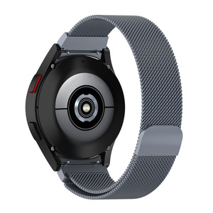 Correa de Reloj Magnética Milanesa de Acero Inoxidable de 20 <span class=keywords><strong>mm</strong></span> sin Espacios para <span class=keywords><strong>Samsung</strong></span> Galaxy <span class=keywords><strong>Watch</strong></span> 3 <span class=keywords><strong>4</strong></span> 5 6 7 <span class=keywords><strong>Classic</strong></span>, Correa de Reloj de Lujo - Product Image 4