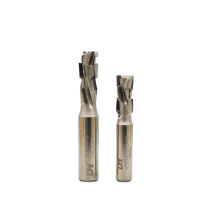 High Quality Z=1+1 PCD Grooving Cutter Diamond Spiral Edge Milling <b>Router</b> Bits Customizable OEM WoodWorking Tool for Chipboard - Product Image 4
