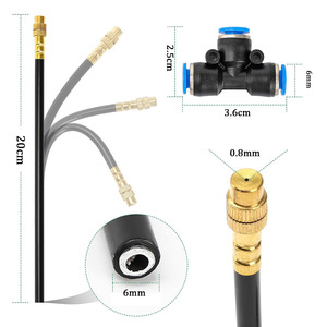 Buses en plastique réglables DaringFish de 8 mm pour système de brumisation en jardinage et en serre - Product Image 2