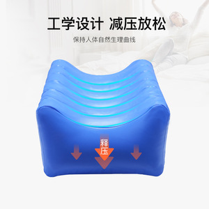 Cojín Inflable para Piernas, Rectangular Azul, Masajeador, Soporte para Dormir, Cuidado de la Salud - Product Image 2