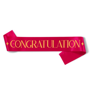 <span class=keywords><strong>สายสะพาย</strong></span>ผ้าซาตินสำหรับตกแต่งงานรับปริญญา - Product Image 2