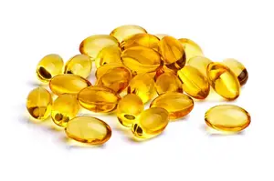 Cápsulas de óleo para peixe, suplementos alimentares com vitamina d3 líquido omega 3