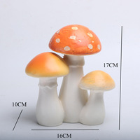 Accessoires de micro-paysage champignon style chinois, décorations de rocaille de printemps pour bonsaï, multifonctionnelles pour jardinage DIY