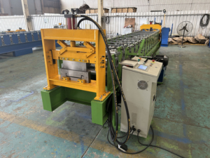 Chất lượng cao giá thấp thép kim loại sàn sàn làm gạch tấm bảng điều khiển cuộn hình thành nhà sản xuất máy - Product Image 2