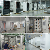 Dış Mekan 125kW 261kWh LiFePO4 Enerji Depolama Kabini ESS, Ticari Güneş Enerjisi Sistemleri için Önceden Monte Edilmiş Hibrit İnvertörlü