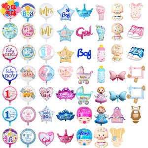 Ballon en film d'aluminium durable Nicro pour garçon et fille, ballon espagnol pour poussette, biberon, fête prénatale, révélation du sexe, décorations <span class=keywords><strong>de</strong></span> fête - Product Image 1