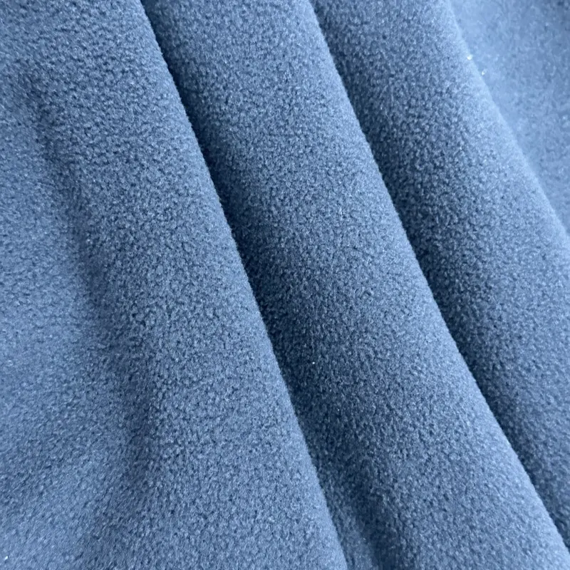 Pakaian atasan luar ruangan warna kustom kain daur ulang bulu kutub 100% serat poliester warna kustom jaket pria