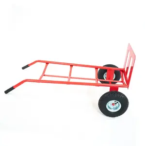 OEM Heavy Duty Industrial Steel Aluminum Alloy 2-in-1 Foldable Platform Truck Hand Truck Trolley