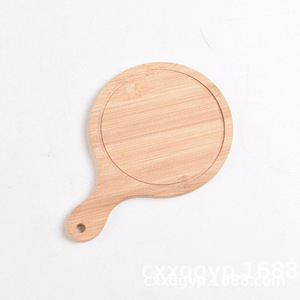 Plateau en bois naturel, plateau à pizza, plateau de service pour le petit-déjeuner, plateau à fruits pour la maison, personnalisable - Product Image 3