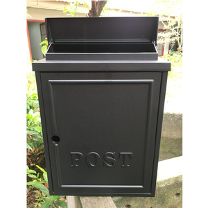 वर्ग पोस्ट पत्र बॉक्स दीवार घुड़सवार कास्ट एल्यूमीनियम मेलबॉक्स letterbox पोस्ट बॉक्स - Product Image 5
