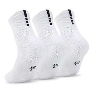 OEM Customized Unisex Thick Towel Bottom Breathable Moisture Wicking Knitted Cycling Sports <b>Socks</b> High Quality - Product Image 2