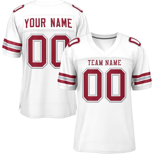 Maillot de rugby uni pas cher en vente chaude impression de motifs confortables maillot de football américain vierge - Product Image 3