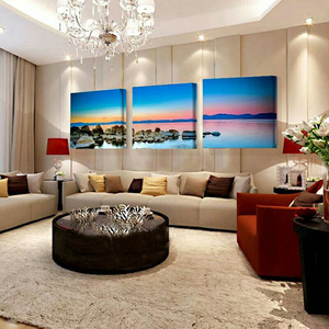 En gros Paysage Peintures À L'huile <span class=keywords><strong>Photo</strong></span> <span class=keywords><strong>Impression</strong></span> Sur Toile <span class=keywords><strong>Art</strong></span> Mural pour La Décoration De La Maison - Product Image 3