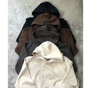 Sweat-shirts unisexes décontractés surdimensionnés de haute qualité 2025, 530 g/m², 100 % coton, en gros - Product Image 6