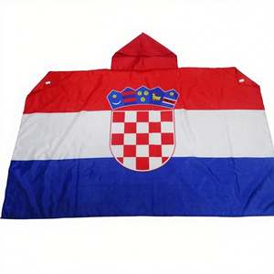 Muestras gratuitas de alta calidad de fábrica: Chal de poliéster con bandera impresa, mangas con bandera nacional, bandera nacional - Product Image 1