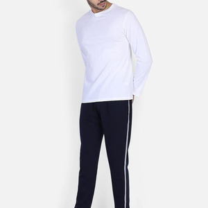 T-shirt à manches longues pour homme, style urbain, écologique, anti-plis, séchage rapide, en coton, vente en gros - Product Image 1