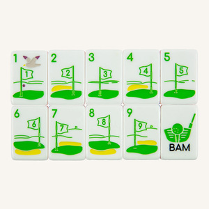 Juego de Mahjong Americano Moderno de Lujo Hecho a Medida, Fichas de Acrílico Ecológicas, Juego de Mahjong para 4 Jugadores, Entretenimiento - Product Image 6