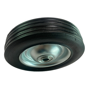 Nouvelle roue industrielle en caoutchouc massif Temple 6021R, type fixe, pour utilisation en machine - Product Image 2