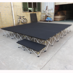 Escenario portátil de aluminio flexible para eventos al aire libre - Product Image 6