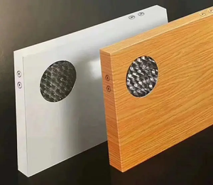 Matériau de revêtement architectural: Panneau de mur rideau en nid d'abeille d'acier inoxydable - Product Image 3