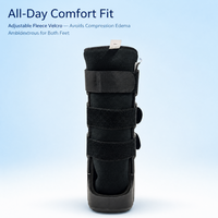Botte de marche orthopédique pneumatique à commande de mouvement (ROM) pour rééducation post-opératoire, protection des entorses de la cheville et des blessures – Vente directe usine